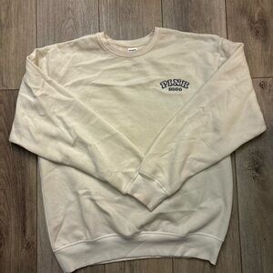 PINK Victoria's Secret Cream Men's Crewneck Sweater